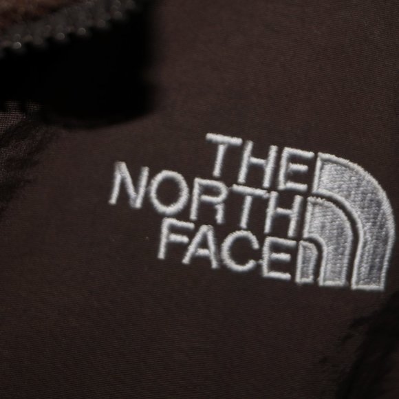 The North Face Full Zip Fleece Jacket Polartec Coat Brown Girls Medium - Picture 2 of 5